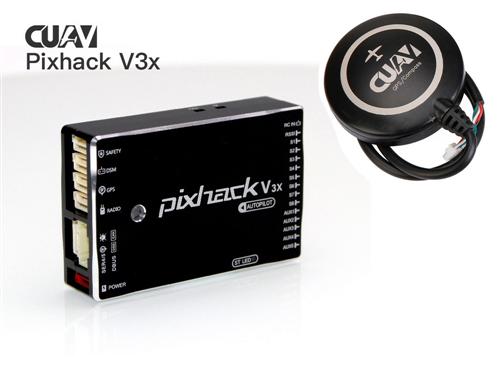 CUAV Pixhack V3X Flight Controller with M8N GPS, PM Combo Set